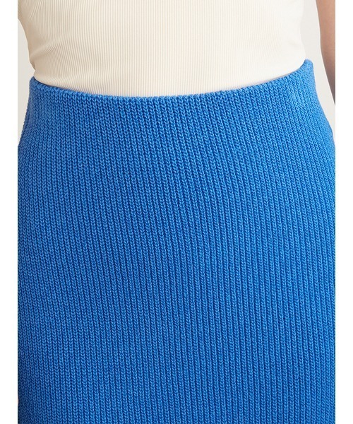 emmi（エミ）の「【emmi atelier】ローゲージリネン混スカート（スカート・レディース・ブラック/オフホワイト/ブルー・FREE）」の20枚目の写真