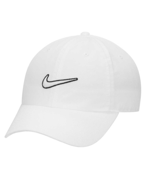 NIKE（ナイキ）の「ナイキ スポーツウェア ヘリテージ 86 アジャスタブル キャップ / Nike Sportswear Heritage 86 Adjustable Cap（キャップ・メンズ・ホワイト/ブラック/オフホワイト・ONE SIZE）」の7枚目の写真
