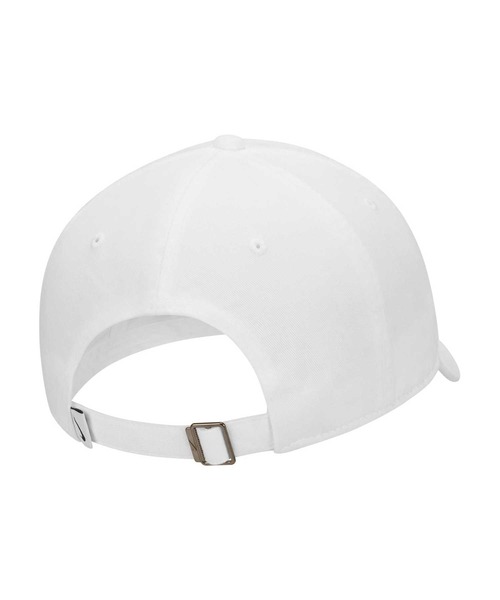 NIKE（ナイキ）の「ナイキ スポーツウェア ヘリテージ 86 アジャスタブル キャップ / Nike Sportswear Heritage 86 Adjustable Cap（キャップ・メンズ・ホワイト/ブラック/オフホワイト・ONE SIZE）」の4枚目の写真
