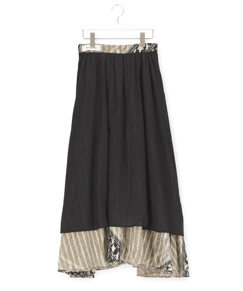 sara mallika(サラ マリカ)の「【Sara mallika】COTTON BLOCK PATTERN SKIRT(スカート・レディース・ブラック/ブルー・FREE)」の17枚目の写真