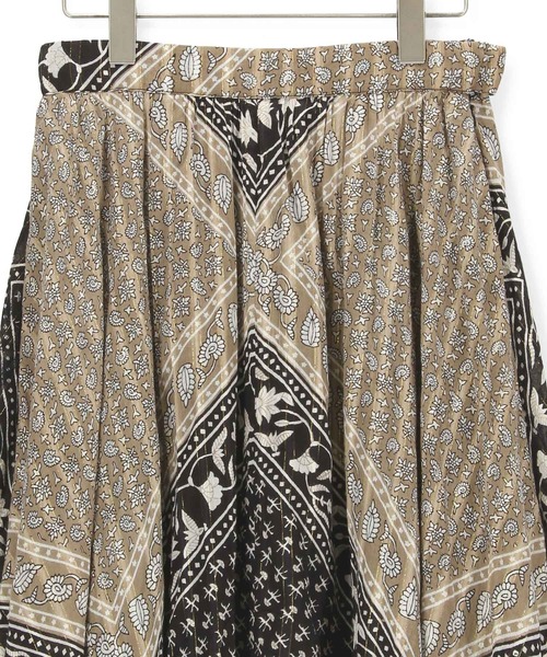 sara mallika(サラ マリカ)の「【Sara mallika】COTTON BLOCK PATTERN SKIRT(スカート・レディース・ブラック/ブルー・FREE)」の18枚目の写真