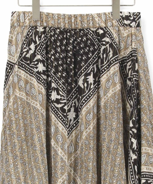 sara mallika(サラ マリカ)の「【Sara mallika】COTTON BLOCK PATTERN SKIRT(スカート・レディース・ブラック/ブルー・FREE)」の19枚目の写真