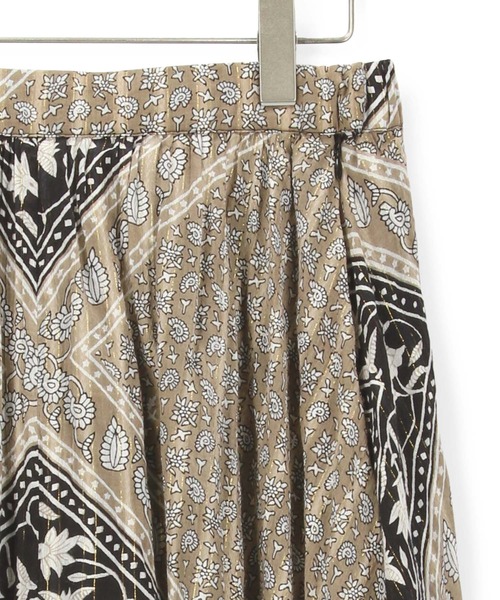 sara mallika(サラ マリカ)の「【Sara mallika】COTTON BLOCK PATTERN SKIRT(スカート・レディース・ブラック/ブルー・FREE)」の20枚目の写真