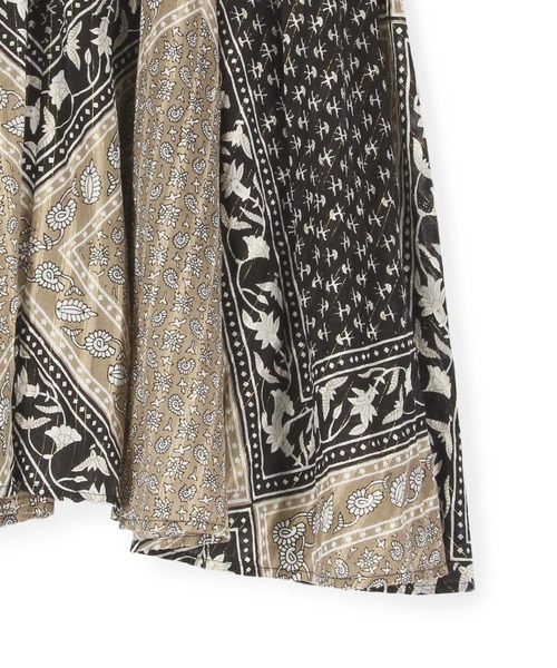 sara mallika(サラ マリカ)の「【Sara mallika】COTTON BLOCK PATTERN SKIRT(スカート・レディース・ブラック/ブルー・FREE)」の21枚目の写真