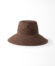 ラ・メゾンドリリス　　ハット　ブラウン　IENA IENA（イエナ）の「【La Maison de Lyllis/ラメゾンドリリス