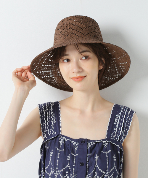 IENA(イエナ)の「【La Maison de Lyllis/ラメゾンドリリス】VAUCHOハット(ハット・レディース・ブラウン・FREE)」の12枚目の写真