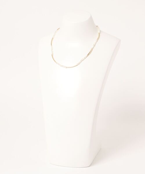 LOWRYS FARM（ローリーズファーム）の「パールチョーカー　280873（チョーカー・レディース・ブルー系その他/その他1/ホワイト・FREE）」の4枚目の写真