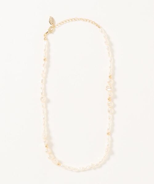 LOWRYS FARM（ローリーズファーム）の「パールチョーカー　280873（チョーカー・レディース・ブルー系その他/その他1/ホワイト・FREE）」の5枚目の写真