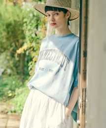 PUAL CE CIN | ピグメントロゴプリントTシャツ(Tシャツ/カットソー)