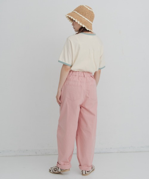 MERLOT(メルロー)の「NICEリンガーT(Tシャツ/カットソー・レディース・ホワイト/ブルー/イエロー・FREE)」の21枚目の写真