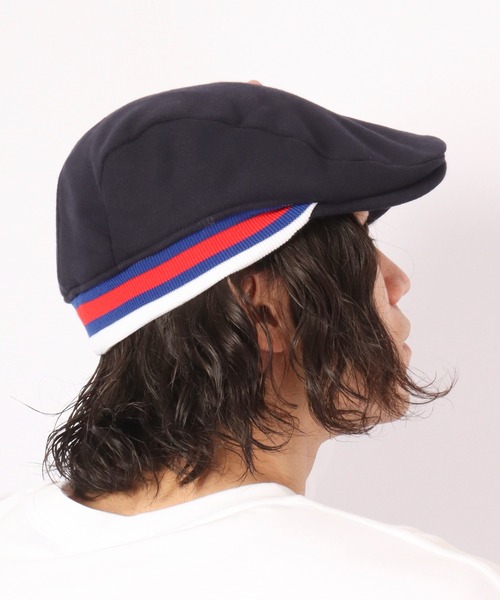 Fabulous(ファビュラス)の「fabulous スウェットストライプリブハンチング帽 カレッジタイプ(ハンチング/ベレー帽・メンズ・ブラック/ネイビー/グレー・FREE)」の12枚目の写真