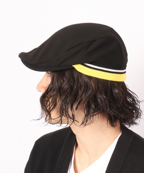 Fabulous(ファビュラス)の「fabulous スウェットストライプリブハンチング帽 カレッジタイプ(ハンチング/ベレー帽・メンズ・ブラック/ネイビー/グレー・FREE)」の17枚目の写真