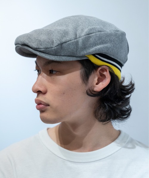 Fabulous(ファビュラス)の「fabulous スウェットストライプリブハンチング帽 カレッジタイプ(ハンチング/ベレー帽・メンズ・ブラック/ネイビー/グレー・FREE)」の22枚目の写真
