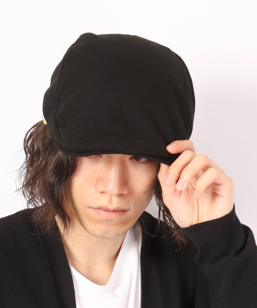 Fabulous(ファビュラス)の「fabulous スウェットストライプリブハンチング帽 カレッジタイプ(ハンチング/ベレー帽・メンズ・ブラック/ネイビー/グレー・FREE)」の16枚目の写真