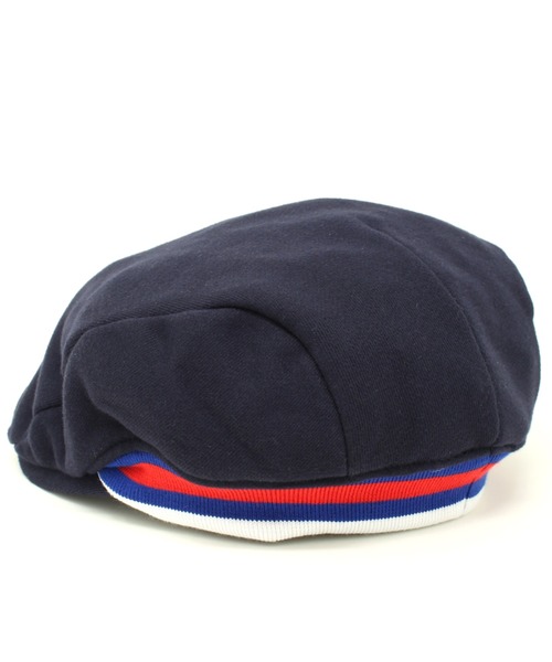 Fabulous(ファビュラス)の「fabulous スウェットストライプリブハンチング帽 カレッジタイプ(ハンチング/ベレー帽・メンズ・ブラック/ネイビー/グレー・FREE)」の8枚目の写真