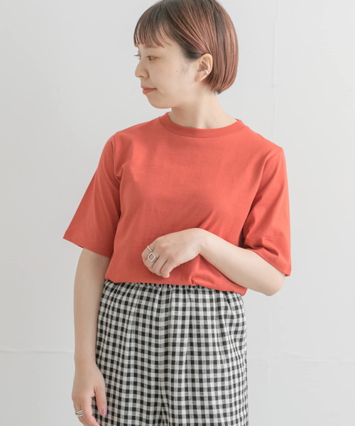 ITEMS URBANRESEARCH（アイテムズ アーバンリサーチ）の「オーガニックコットンベーシックTシャツ（Tシャツ/カットソー・レディース・グレー系その他/ブラック/レッド/オフホワイト・FREE）」の12枚目の写真