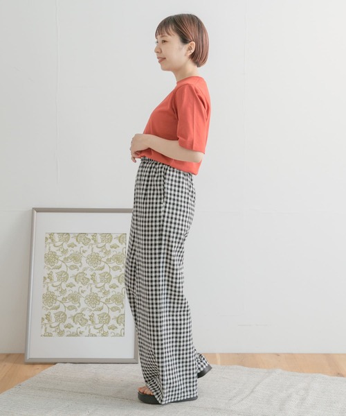 ITEMS URBANRESEARCH（アイテムズ アーバンリサーチ）の「オーガニックコットンベーシックTシャツ（Tシャツ/カットソー・レディース・グレー系その他/ブラック/レッド/オフホワイト・FREE）」の18枚目の写真