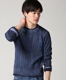 JOURNAL STANDARD | C/L ケーブルプリントクルーネックニット #(ニット/セーター)