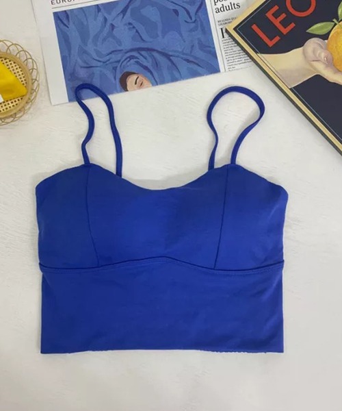 Auntie Rosa（アンティローザ）の「ストラップキャミソール（キャミソール・レディース・ホワイト/ブラック/ブルー・FREE）」の8枚目の写真