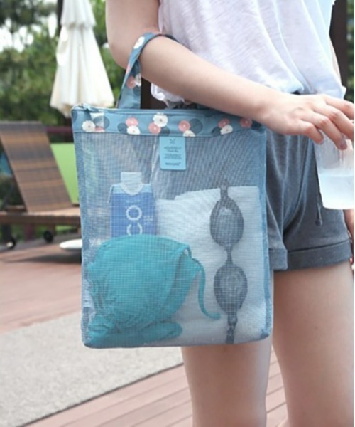 Loco Ocean(ロコオーシャン)の「折り畳み可能 メッシュバッグ / ビーチバッグ(トートバッグ・レディース・A/B/C/D・ONE SIZE)」の20枚目の写真