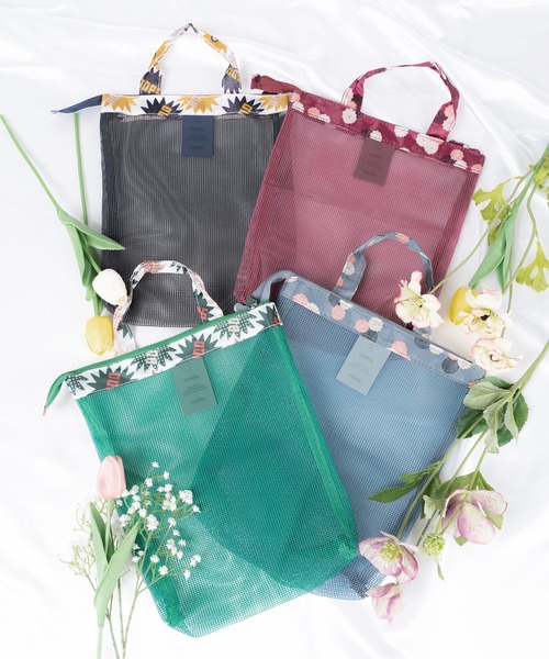 Loco Ocean(ロコオーシャン)の「折り畳み可能 メッシュバッグ / ビーチバッグ(トートバッグ・レディース・A/B/C/D・ONE SIZE)」の9枚目の写真