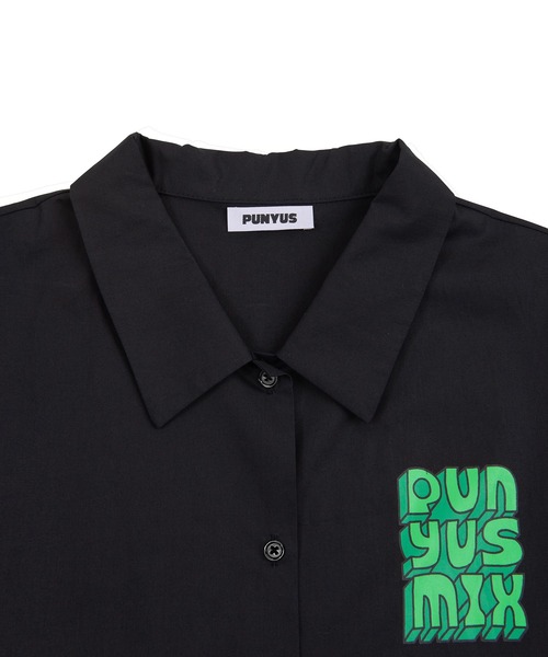 PUNYUS(プニュズ)の「DANCEHALL半袖シャツ(シャツ/ブラウス・レディース・ブラック/カーキ・1/2/4/3)」の16枚目の写真