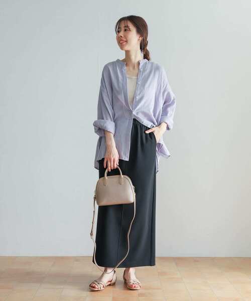 URBAN RESEARCH DOORS（アーバンリサーチドアーズ）の「カラーストレッチタイトスカート（スカート・レディース・ブルー/グリーン/ブラック・SMALL/MEDIUM）」の16枚目の写真