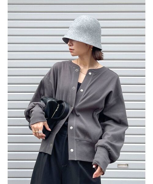 Ungrid（アングリッド）の「フェルトデザインハット（ハット・レディース・グレー/ブラック・FREE）」の7枚目の写真