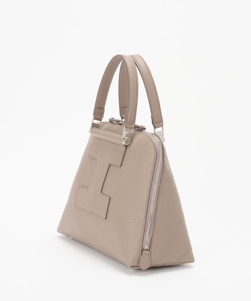 【中古品】IACUCCI イアクッチ　ギブリ　グレージュ　イタリア製 IACUCCH イアクッチ ギブリM ロゴ トートバッグ ベージュ