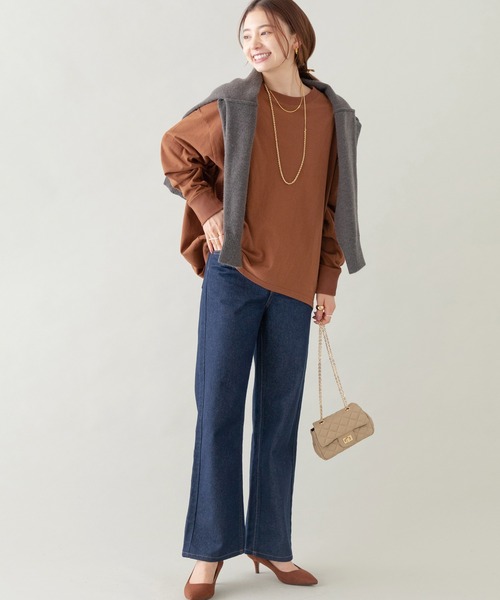 LAVEANGE（ラビアンジェ）の「【本革】チェーンキルティングバッグ（ショルダーバッグ・レディース・ブラック/ベージュ/ブラウン/シルバー・F）」の13枚目の写真