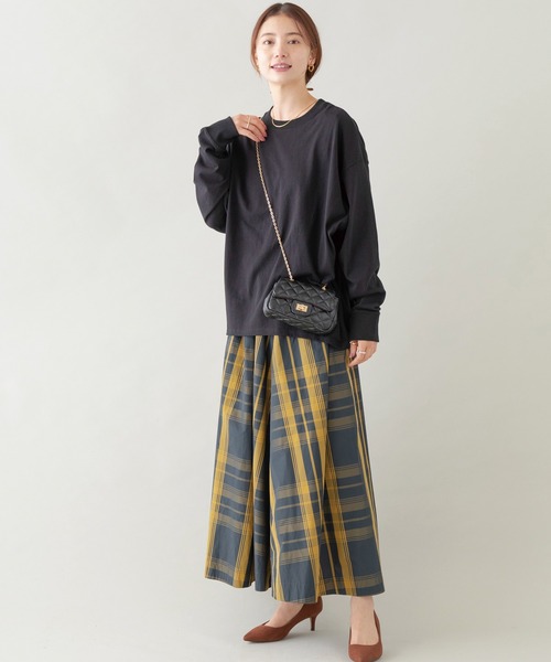 LAVEANGE（ラビアンジェ）の「【本革】チェーンキルティングバッグ（ショルダーバッグ・レディース・ブラック/ベージュ/ブラウン/シルバー・F）」の8枚目の写真