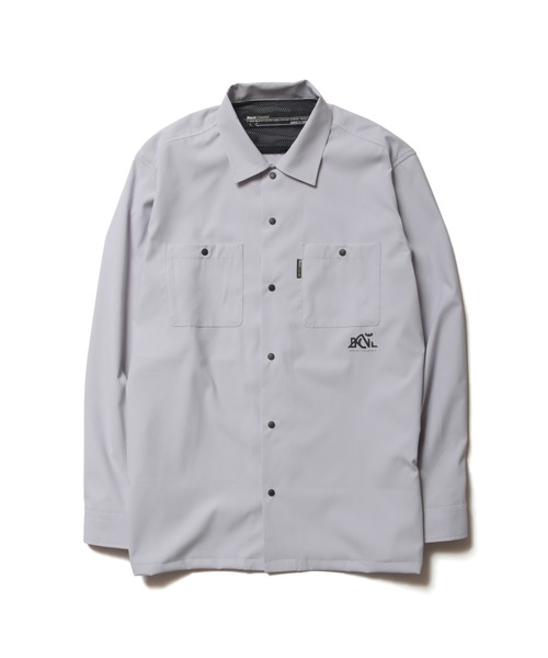 Back Channel(バックチャンネル)の「DRY SHIRT(シャツ/ブラウス・メンズ・グレー/オリーブドラブ・SMALL/MEDIUM/LARGE/X-LARGE/XX-LARGE)」の2枚目の写真