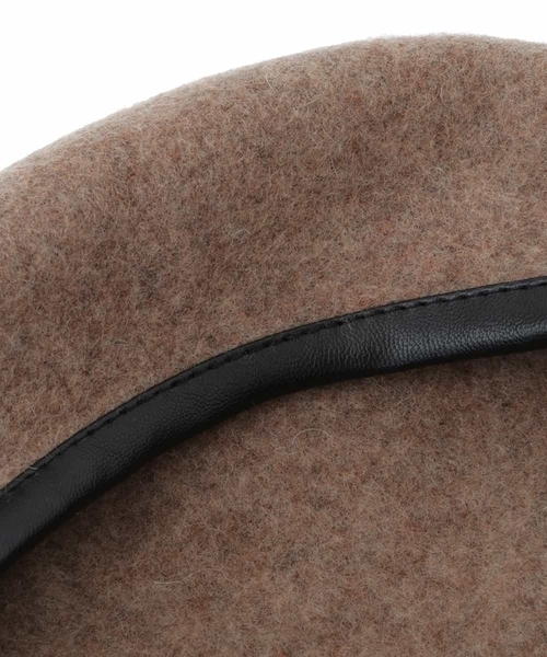 a.v.v(アーヴェヴェ)の「バスクベレエ(ハンチング/ベレー帽・レディース・ライトブルー/モカ/ブラック・38)」の7枚目の写真