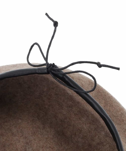 a.v.v(アーヴェヴェ)の「バスクベレエ(ハンチング/ベレー帽・レディース・ライトブルー/モカ/ブラック・38)」の8枚目の写真