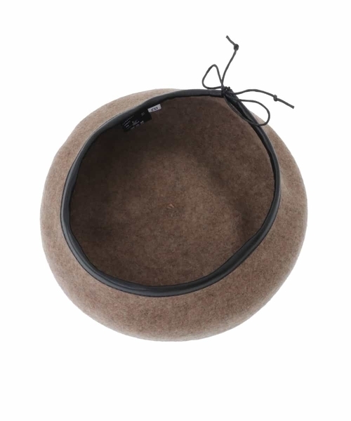 a.v.v(アーヴェヴェ)の「バスクベレエ(ハンチング/ベレー帽・レディース・ライトブルー/モカ/ブラック・38)」の9枚目の写真