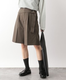 ベルト付きハーフパンツ