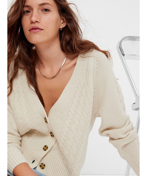 GAP（ギャップ）の「ケーブルニット カーディガン（カーディガン 