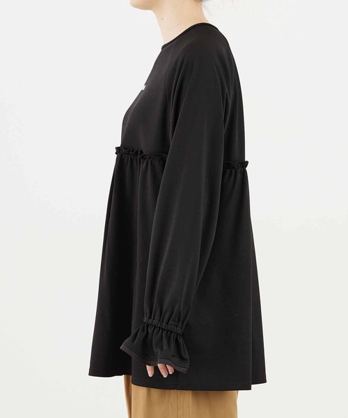 MILKFED.(ミルクフェド)の「COOPER LOGO TUNIC(チュニック・レディース・ブラック/ネイビー・ONE SIZE)」の9枚目の写真