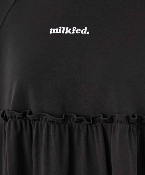 MILKFED.(ミルクフェド)の「COOPER LOGO TUNIC(チュニック・レディース・ブラック/ネイビー・ONE SIZE)」の12枚目の写真