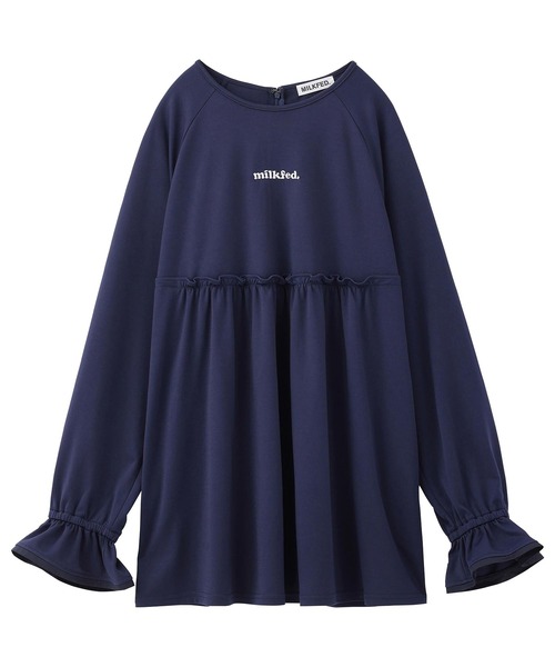 MILKFED.(ミルクフェド)の「COOPER LOGO TUNIC(チュニック・レディース・ブラック/ネイビー・ONE SIZE)」の17枚目の写真