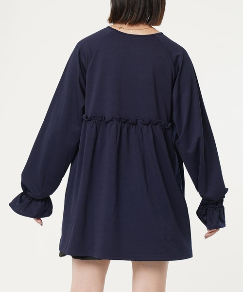 MILKFED.(ミルクフェド)の「COOPER LOGO TUNIC(チュニック・レディース・ブラック/ネイビー・ONE SIZE)」の19枚目の写真