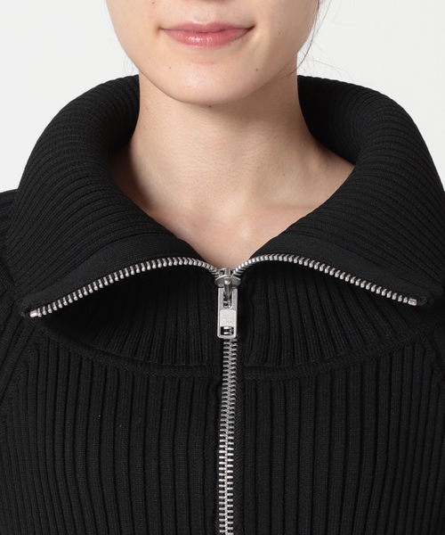 Noble（ノーブル）の「リブロングzipニット（ニット/セーター）」 - WEAR