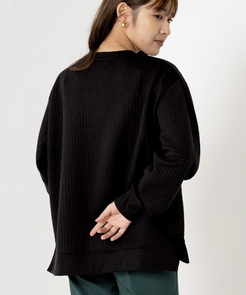 OMNES（オムネス）の「ラインキルトプルオーバー長袖（その他トップス・レディース・ブラック/アイボリー/モカ/ライトカーキ/ピンクベージュ・FREE）」の13枚目の写真