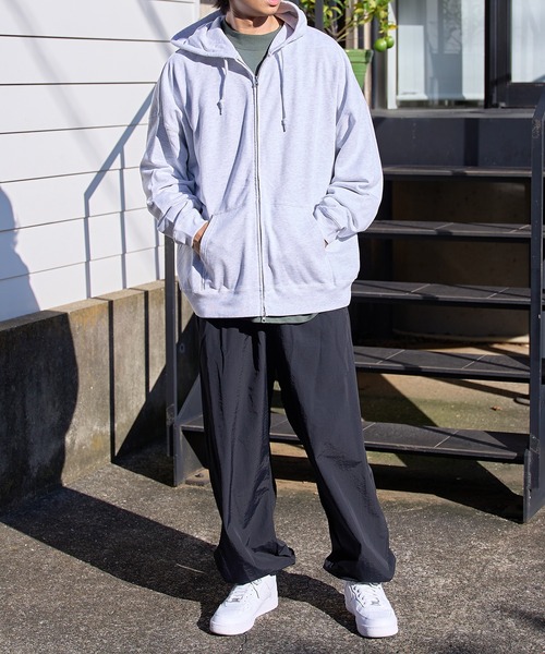 セール】【United Athle】10オンス ダブルジップ ビッグシルエット