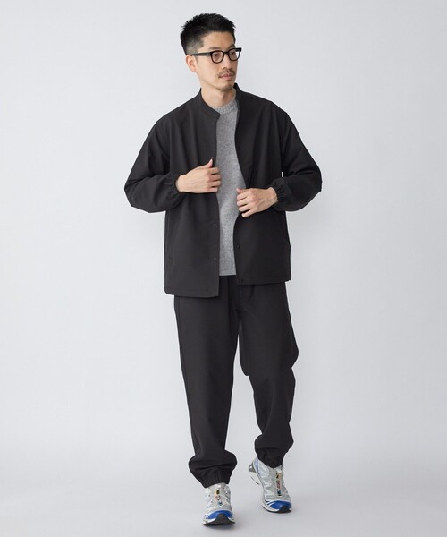 SHIPS（シップス）の「SHIPS: SHELTECH Warm(R) イージー トラックパンツ (セットアップ対応)（その他パンツ・メンズ・ブラック・SMALL/MEDIUM/LARGE/X-LARGE）」の6枚目の写真
