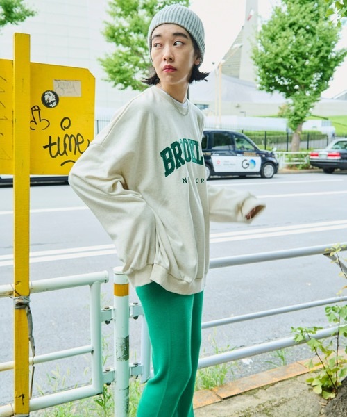 Auntie Rosa Holiday（アンティローザホリデー）の「刺繍ロゴスウェットプルオーバー（スウェット・レディース・ナチュラル/グレー/ネイビー・FREE）」の6枚目の写真