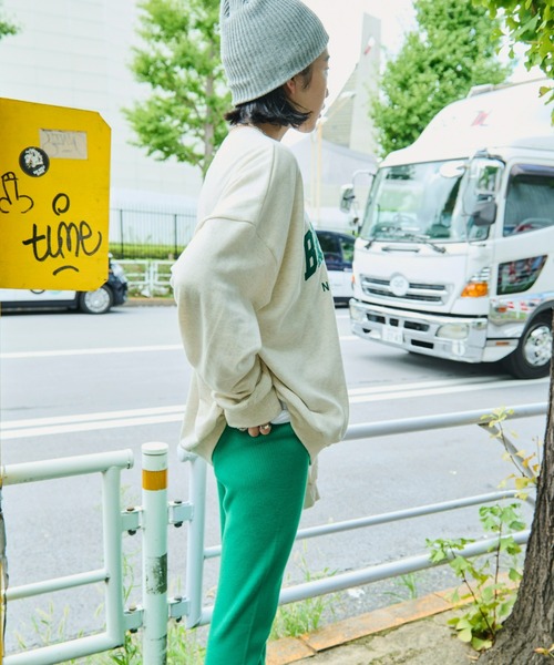 Auntie Rosa Holiday（アンティローザホリデー）の「刺繍ロゴスウェットプルオーバー（スウェット・レディース・ナチュラル/グレー/ネイビー・FREE）」の7枚目の写真