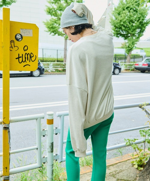 Auntie Rosa Holiday（アンティローザホリデー）の「刺繍ロゴスウェットプルオーバー（スウェット・レディース・ナチュラル/グレー/ネイビー・FREE）」の8枚目の写真