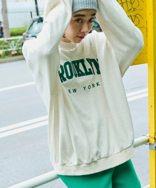 Auntie Rosa Holiday（アンティローザホリデー）の「刺繍ロゴスウェットプルオーバー（スウェット・レディース・ナチュラル/グレー/ネイビー・FREE）」の10枚目の写真