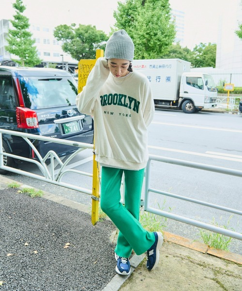 Auntie Rosa Holiday（アンティローザホリデー）の「刺繍ロゴスウェットプルオーバー（スウェット・レディース・ナチュラル/グレー/ネイビー・FREE）」の12枚目の写真